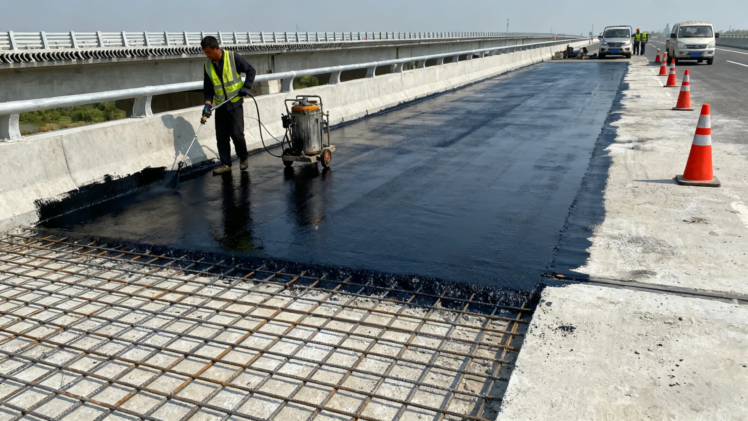 Application Scope of JY-SRA Spraying Quick-Setting (Spray Rapid Setting) Rubber Asphalt Waterproof Coating