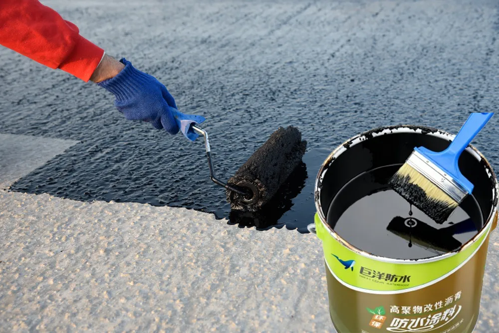 JY-LRT Polymer Modified Bituminous Waterproofing Coating (Liquid Waterproof Roll )