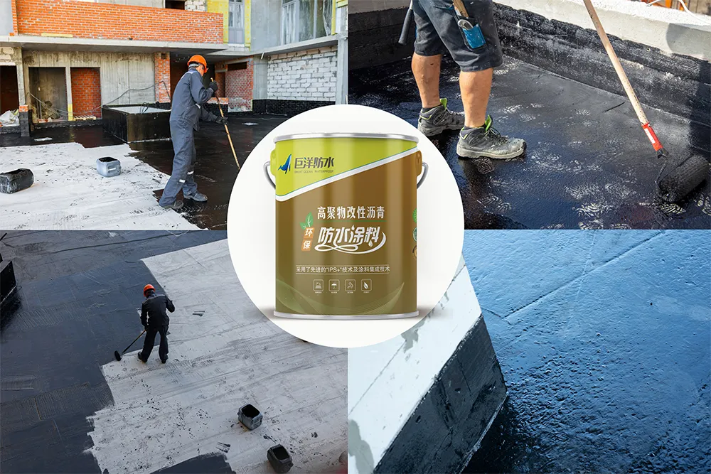 JY-LRT Polymer Modified Bituminous Waterproofing Coating (Liquid Waterproof Roll )