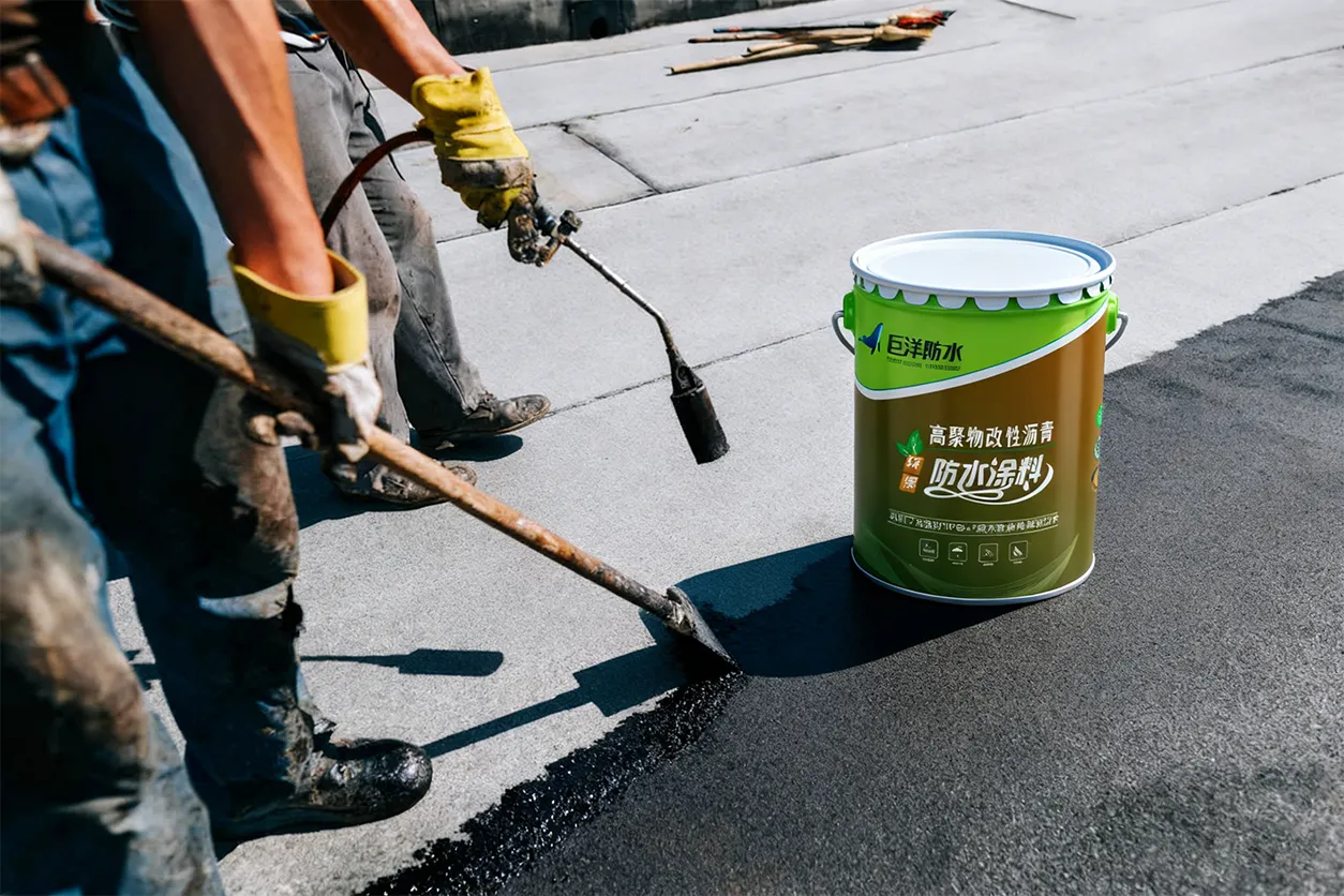 JY-LRT Polymer Modified Bituminous Waterproofing Coating (Liquid Waterproof Roll )
