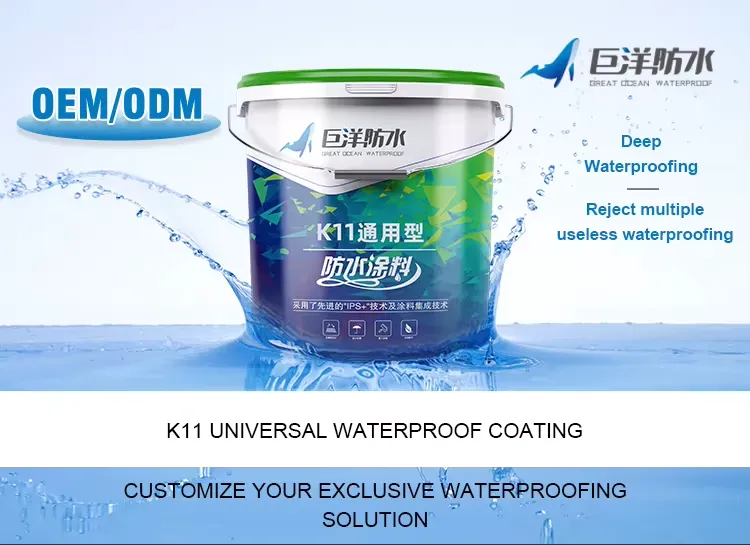 JY-SPA K11 Waterproofing Slurry K11 Waterproof Coating