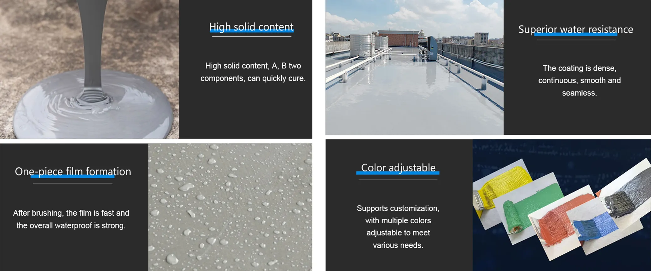 JY-SPA Spray Polyurea Waterproofing Coating