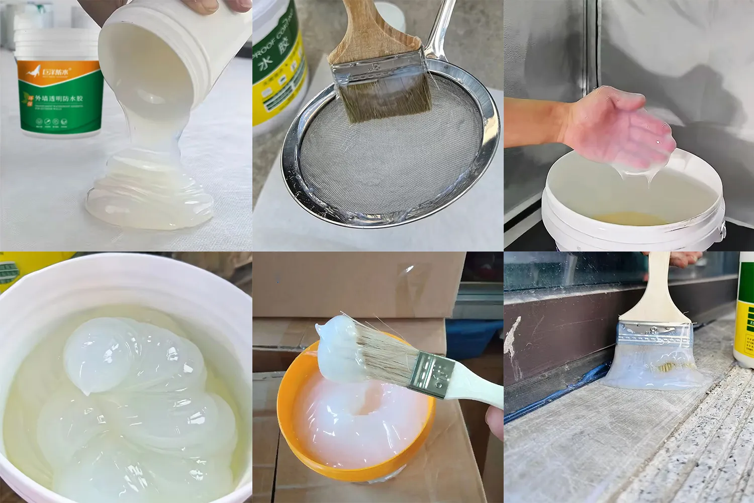 JY-TRA Transparent Waterproof Glue Transparent Waterproof Adhesive For Walls