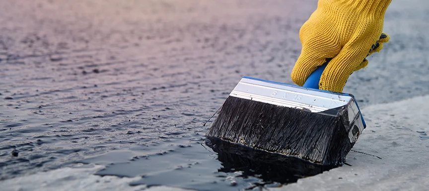 Advantages of Polyurethane Waterproofing4 Worker applying waterproofing material on surfaceAdvantages of Polyurethane Waterproofing