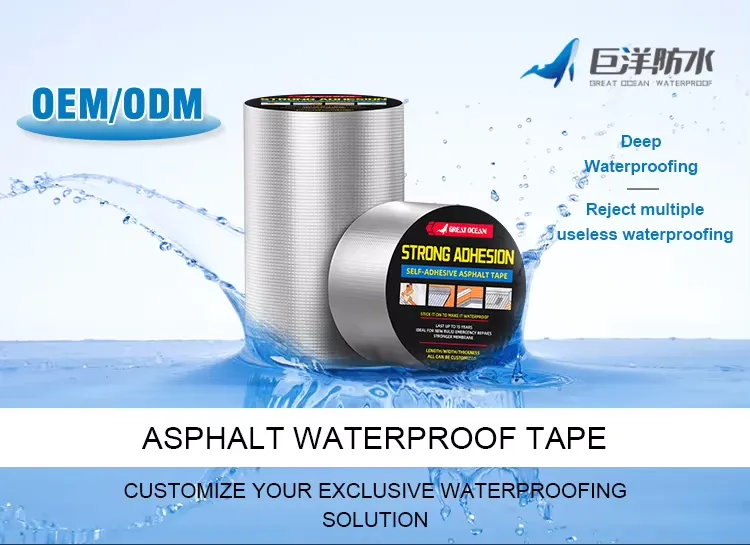 Asphalt Self Adhesive Waterproof Tape
