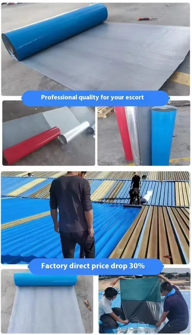 JY-ZCG Litað Stálflísar Málmþak Sjálflímandi Vatnsheldandi Himna