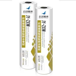 JY-ZXW Fiber Reinforced Polymer Film Based Self-Adhesive Waterproofing Membrane